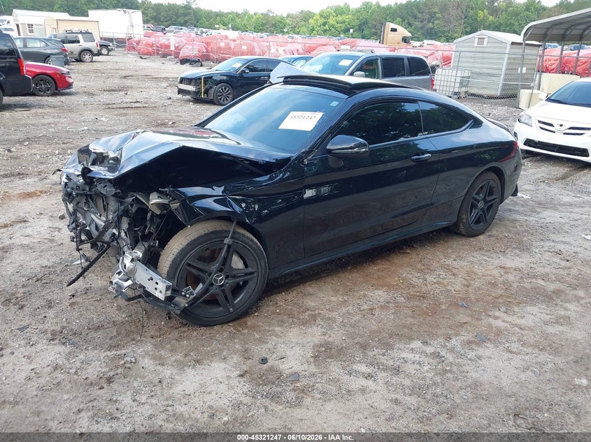 2019 Mercedes-benz C-klasse VIN WDDWJ8EB8KF845880 IAAI salvage auction — FRONT END, Salvage Title, sold $4,800 on 2026-08-14 (photo 2)