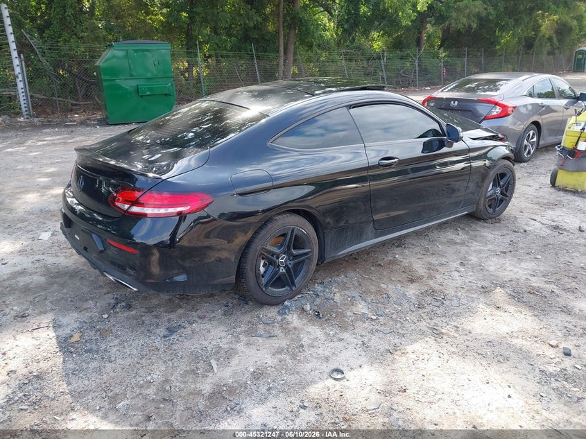 2019 Mercedes-benz C-klasse VIN WDDWJ8EB8KF845880 IAAI salvage auction — FRONT END, Salvage Title, sold $4,800 on 2026-08-14 (photo 4)