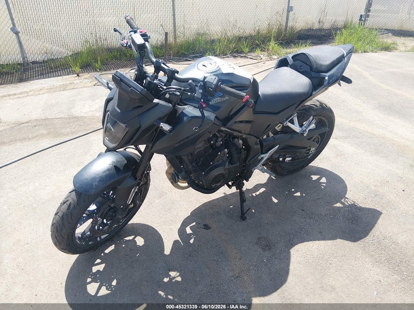 2024 Honda Cb VIN MLHPC7156R5000395 IAAI salvage auction — LEFT FRONT, Salvage Title, sold $375 on 2026-07-29 (photo 2)