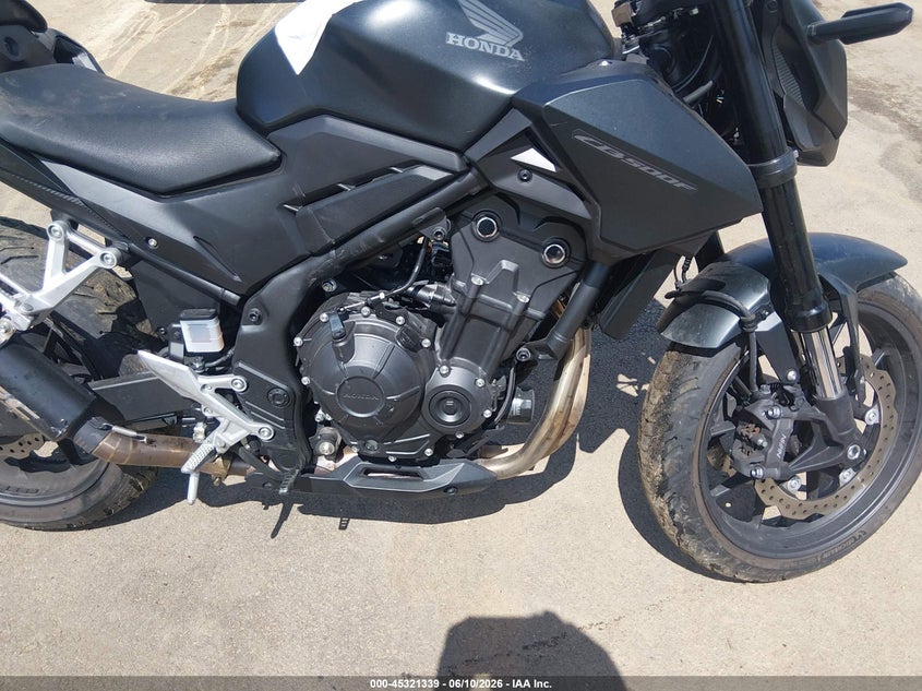 2024 Honda Cb VIN MLHPC7156R5000395 IAAI salvage auction — LEFT FRONT, Salvage Title, sold $375 on 2026-07-29 (photo 8)