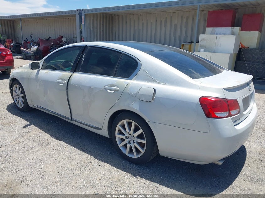 2006 Lexus Gs 300 VIN JTHBH96S065026185 IAAI salvage auction — NORMAL WEAR, Salvage Title (California), sold $325 on 2026-07-09 (photo 3)