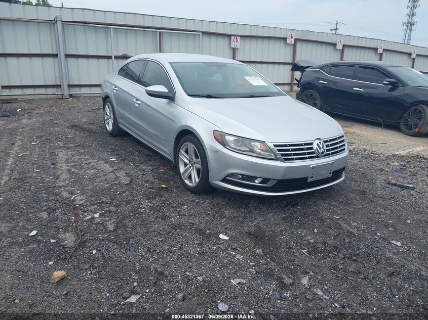 2013 Volkswagen Passat cc VIN WVWBN7AN5DE560375 IAAI salvage auction — LEFT REAR, Salvage Title, sold $1,600 on 2026-07-15 (photo 1)