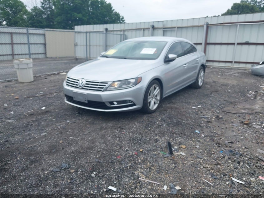 2013 Volkswagen Passat cc VIN WVWBN7AN5DE560375 IAAI salvage auction — LEFT REAR, Salvage Title, sold $1,600 on 2026-07-15 (photo 2)