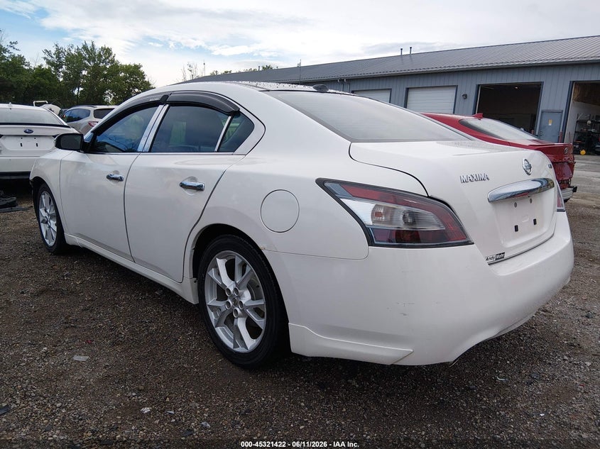 2012 Nissan Maxima VIN 1N4AA5AP8CC830499 IAAI salvage auction — FRONT END, Clear (Indiana), sold $1,100 on 2026-07-29 (photo 3)