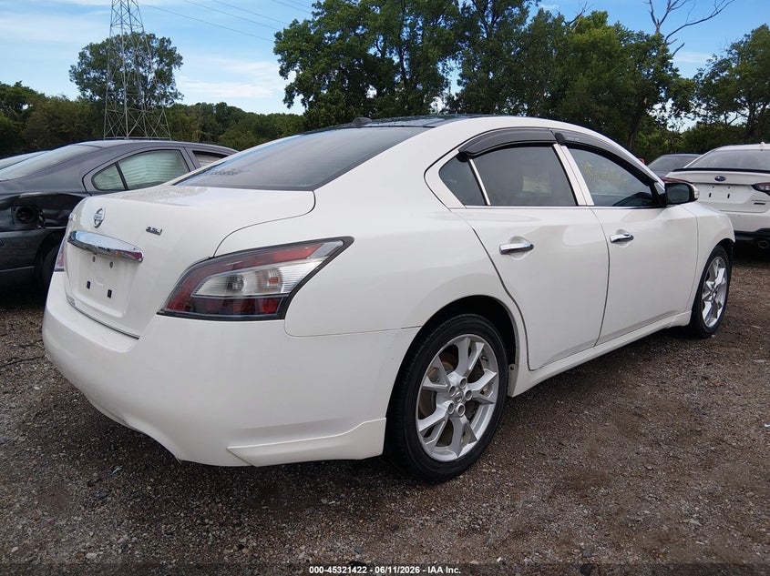 2012 Nissan Maxima VIN 1N4AA5AP8CC830499 IAAI salvage auction — FRONT END, Clear (Indiana), sold $1,100 on 2026-07-29 (photo 4)