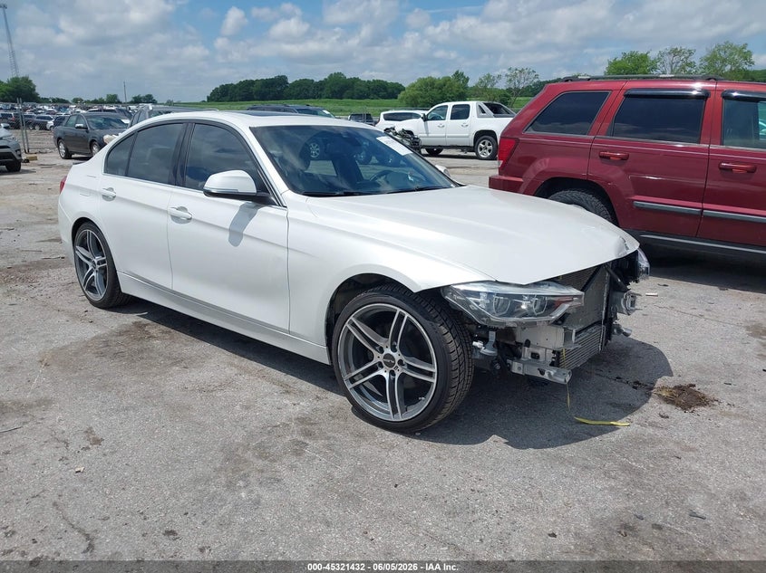 2016 BMW 3er VIN WBA8E3G5XGNU00469 IAAI salvage auction — FRONT END, Salvage Title, sold $3,150 on 2026-08-11 (photo 1)