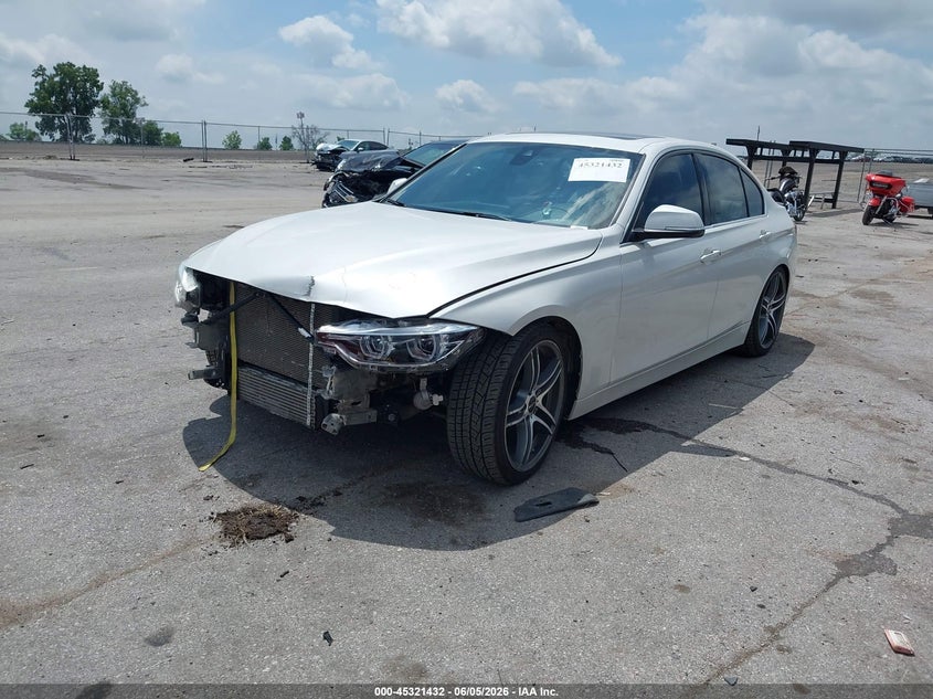 2016 BMW 3er VIN WBA8E3G5XGNU00469 IAAI salvage auction — FRONT END, Salvage Title, sold $3,150 on 2026-08-11 (photo 2)