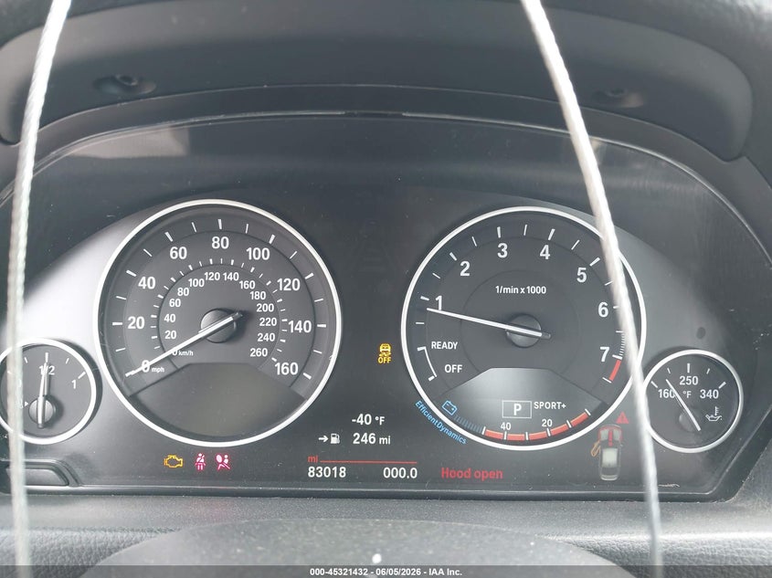 2016 BMW 3er VIN WBA8E3G5XGNU00469 IAAI salvage auction — FRONT END, Salvage Title, sold $3,150 on 2026-08-11 (photo 7)