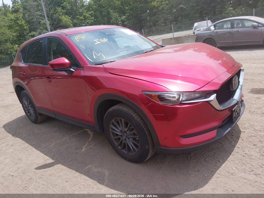 2020 Mazda Cx-5 VIN JM3KFBCM8L0732065 IAAI salvage auction — LEFT REAR, Salvage - Greater Than 75% (Maryland), sold $5,850 on 2026-08-01 (photo 1)