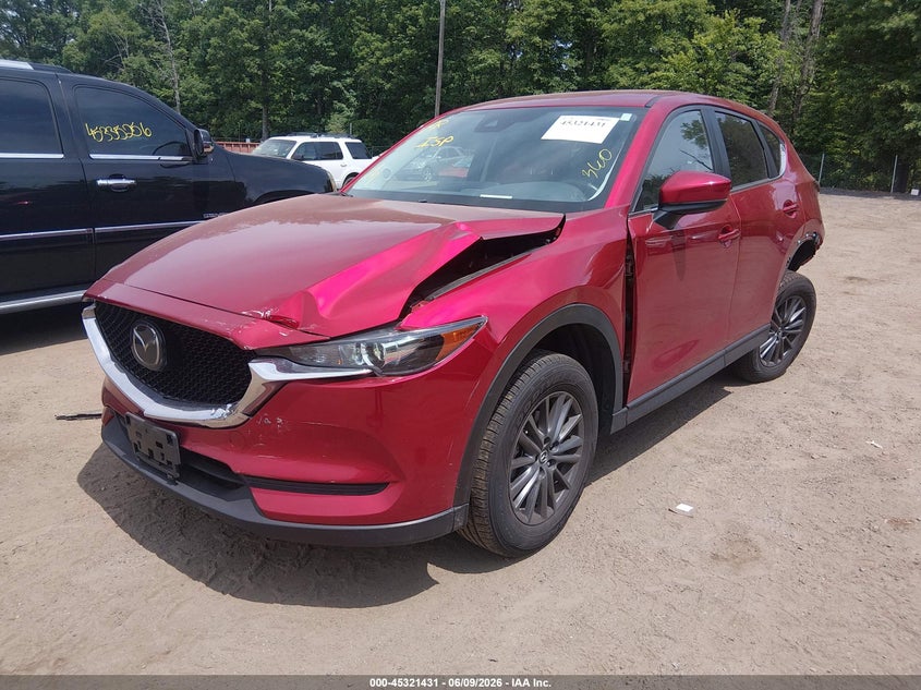 2020 Mazda Cx-5 VIN JM3KFBCM8L0732065 IAAI salvage auction — LEFT REAR, Salvage - Greater Than 75% (Maryland), sold $5,850 on 2026-08-01 (photo 2)