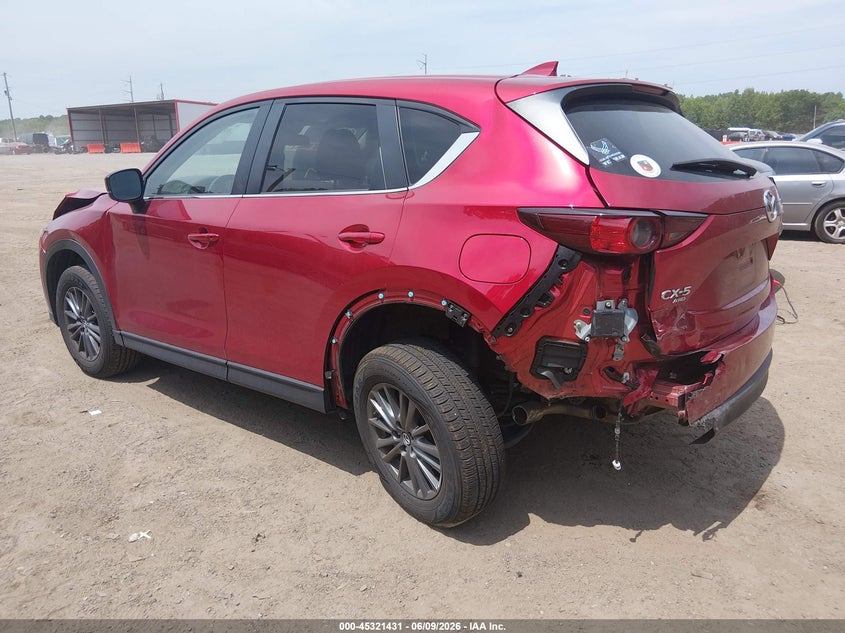 2020 Mazda Cx-5 VIN JM3KFBCM8L0732065 IAAI salvage auction — LEFT REAR, Salvage - Greater Than 75% (Maryland), sold $5,850 on 2026-08-01 (photo 3)