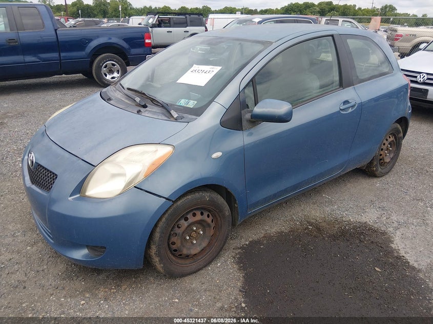 2008 Toyota Yaris VIN JTDJT923085151894 IAAI salvage auction — NORMAL WEAR, Clear (Pennsylvania), sold $400 on 2026-07-20 (photo 2)