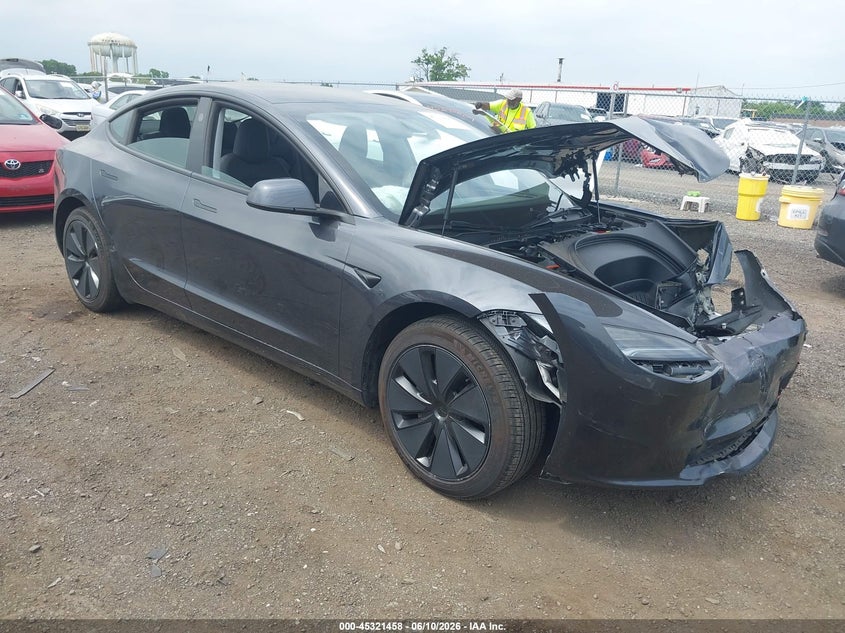 2025 Tesla Model 3 VIN 5YJ3E1EA0SF914436 IAAI salvage auction — FRONT END, Salvage Title, sold $8,600 on 2026-07-30 (photo 1)