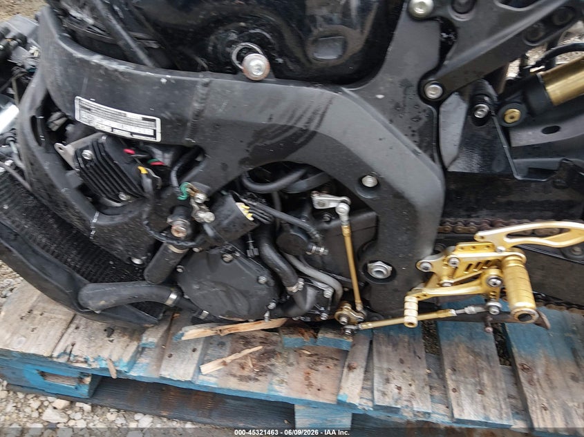 2006 Honda Cbr1000 VIN JH2SC57016M207203 IAAI salvage auction — ROLLOVER, Bill Of Sale Destruction Only - Salvage (Ohio), sold $275 on 2026-07-07 (photo 9)