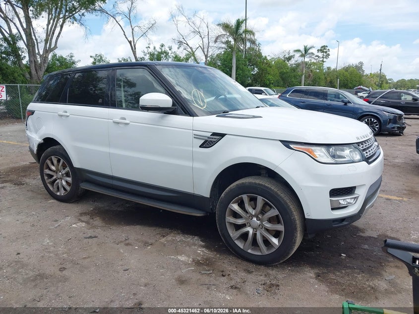 2015 Land rover Range rover sport VIN SALWR2VF2FA625665 IAAI salvage auction — REAR END, Rebuildable (Florida), sold $3,625 on 2026-07-29 (photo 1)