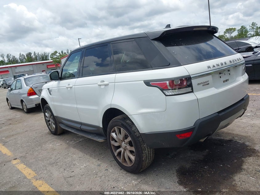 2015 Land rover Range rover sport VIN SALWR2VF2FA625665 IAAI salvage auction — REAR END, Rebuildable (Florida), sold $3,625 on 2026-07-29 (photo 3)