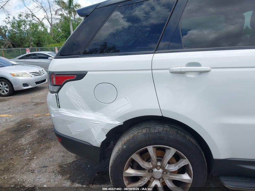 2015 Land rover Range rover sport VIN SALWR2VF2FA625665 IAAI salvage auction — REAR END, Rebuildable (Florida), sold $3,625 on 2026-07-29 (photo 6)