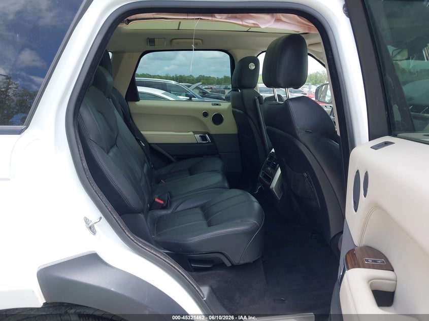 2015 Land rover Range rover sport VIN SALWR2VF2FA625665 IAAI salvage auction — REAR END, Rebuildable (Florida), sold $3,625 on 2026-07-29 (photo 8)