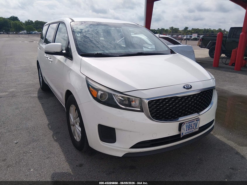 2018 Kia SEDONA VIN KNDMA5C11J6397670 — IAAI salvage auction photo
