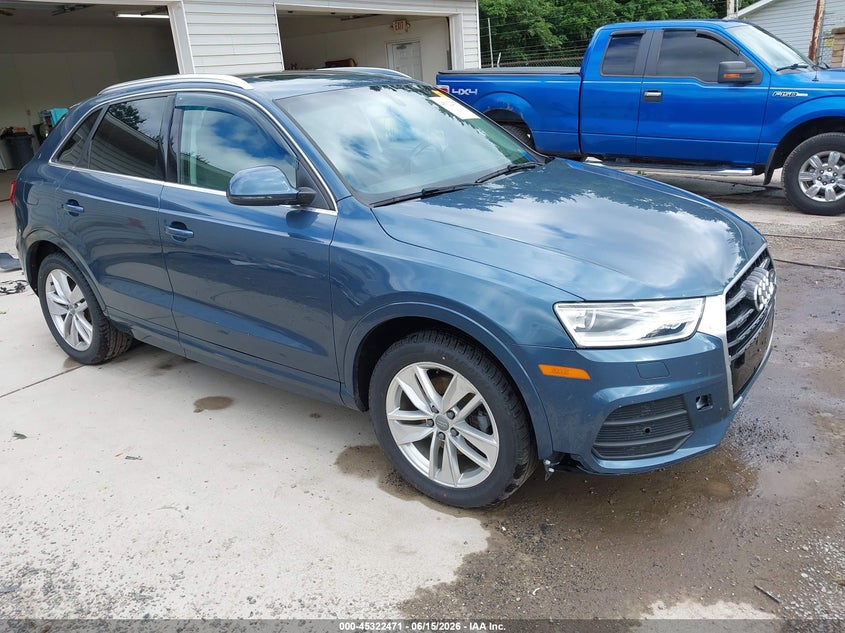 2016 Audi Q3 VIN WA1EFCFS2GR015078 IAAI salvage auction — FRONT END, Salvage (Ohio), sold $3,550 on 2026-07-27 (photo 1)