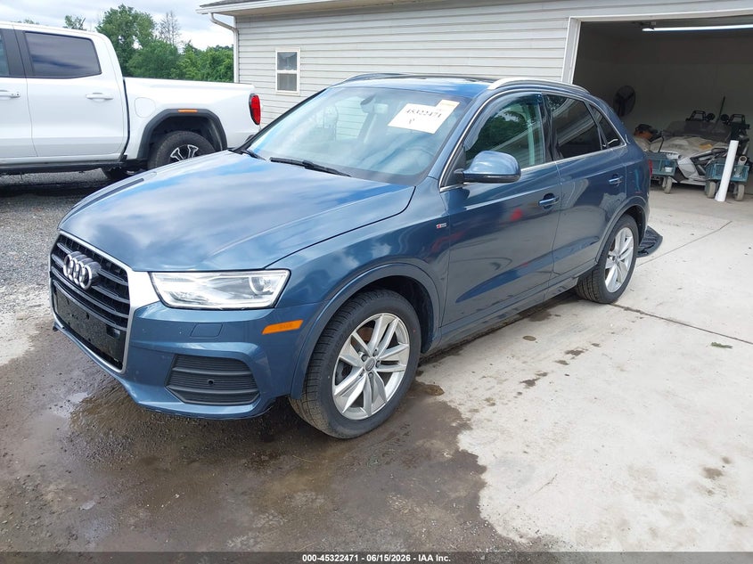 2016 Audi Q3 VIN WA1EFCFS2GR015078 IAAI salvage auction — FRONT END, Salvage (Ohio), sold $3,550 on 2026-07-27 (photo 2)