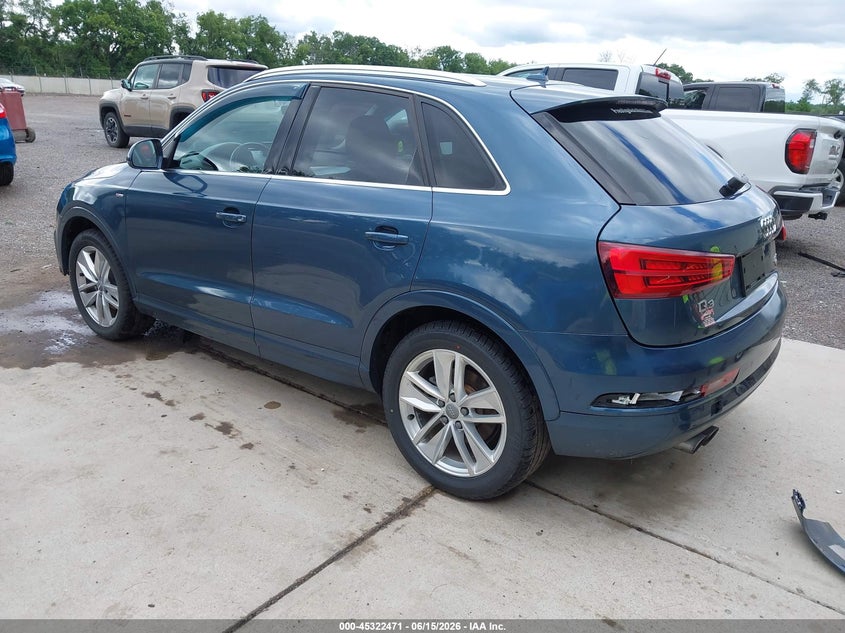 2016 Audi Q3 VIN WA1EFCFS2GR015078 IAAI salvage auction — FRONT END, Salvage (Ohio), sold $3,550 on 2026-07-27 (photo 3)