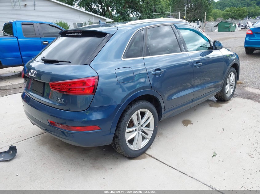 2016 Audi Q3 VIN WA1EFCFS2GR015078 IAAI salvage auction — FRONT END, Salvage (Ohio), sold $3,550 on 2026-07-27 (photo 4)