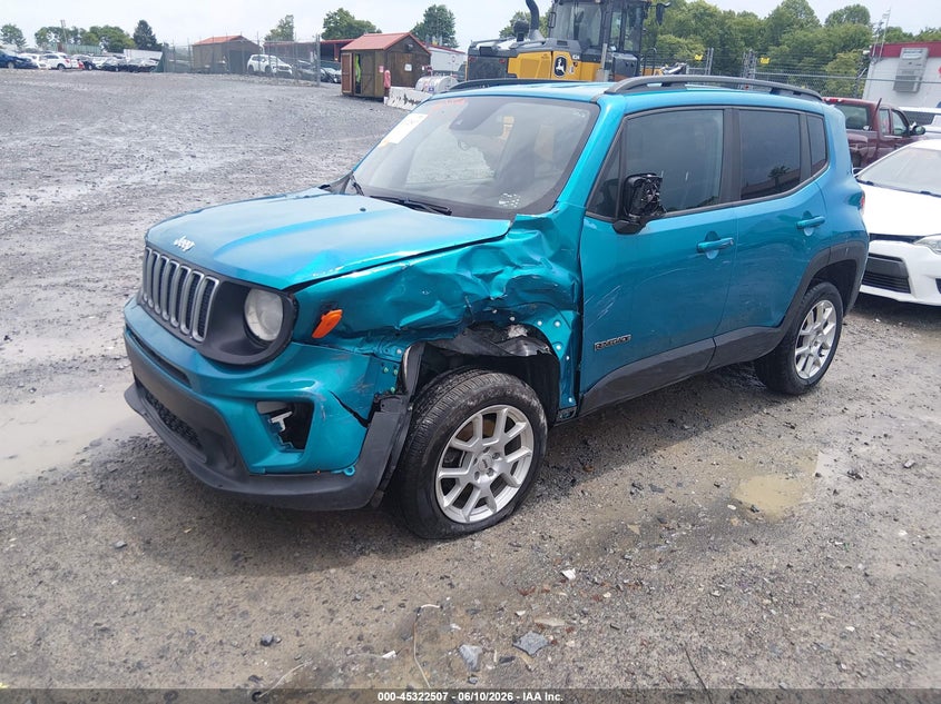 2022 Jeep Renegade VIN ZACNJDA11NPN81041 IAAI salvage auction — LEFT FRONT, Salvage Title, sold $3,050 on 2026-08-12 (photo 2)