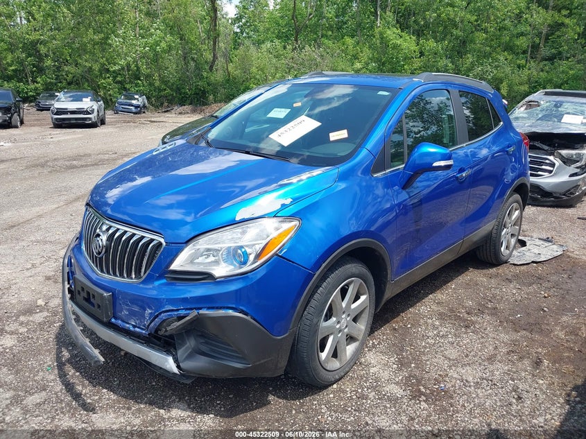 2016 Buick Encore VIN KL4CJFSB4GB592586 IAAI salvage auction — FRONT END, Salvage (Ohio), sold $1,200 on 2026-07-21 (photo 2)