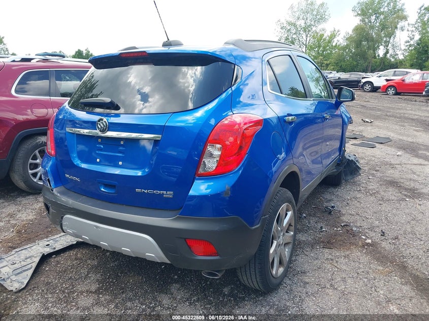 2016 Buick Encore VIN KL4CJFSB4GB592586 IAAI salvage auction — FRONT END, Salvage (Ohio), sold $1,200 on 2026-07-21 (photo 4)