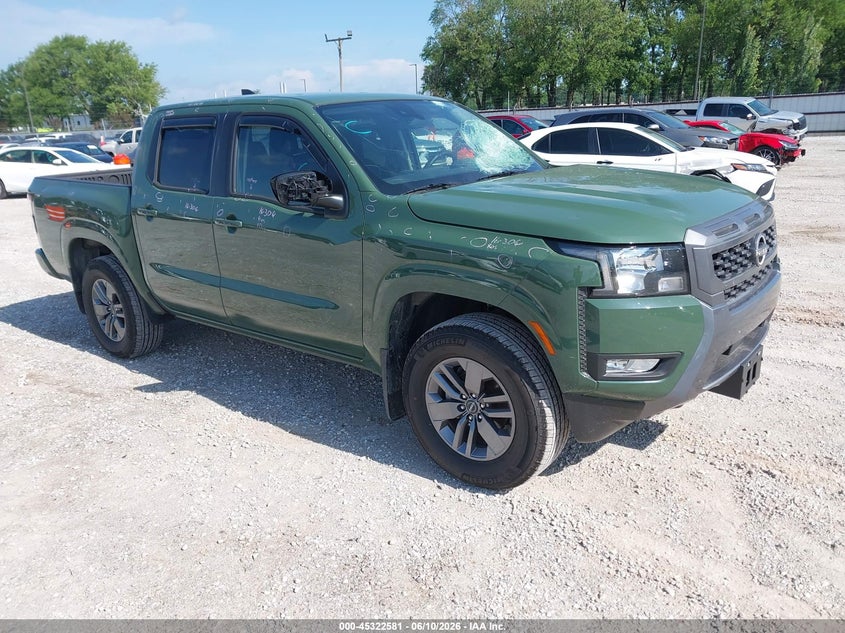 2025 Nissan Navara (frontier) VIN 1N6ED1EK0SN657412 IAAI salvage auction — HAIL, Clear (Missouri), sold $20,000 on 2026-07-09 (photo 1)