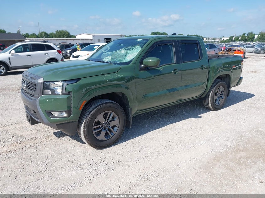 2025 Nissan Navara (frontier) VIN 1N6ED1EK0SN657412 IAAI salvage auction — HAIL, Clear (Missouri), sold $20,000 on 2026-07-09 (photo 2)