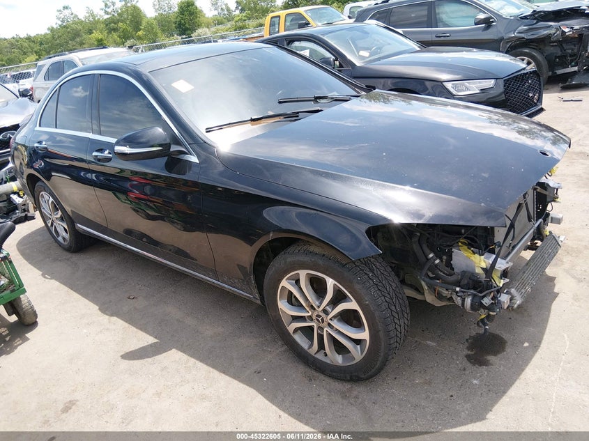 2015 Mercedes-benz C-klasse VIN 55SWF4KBXFU035622 IAAI salvage auction — FRONT END, Salvage (Ohio), sold $2,625 on 2026-07-11 (photo 1)