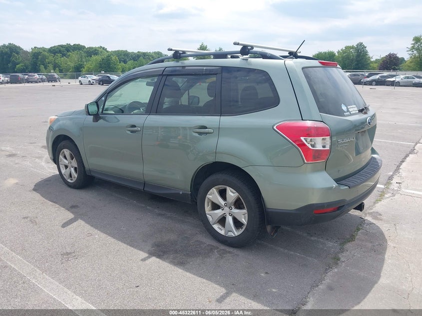 2015 Subaru Forester VIN JF2SJADC0FH522123 IAAI salvage auction — FRONT END, Clear (Indiana), sold $550 on 2026-07-17 (photo 3)