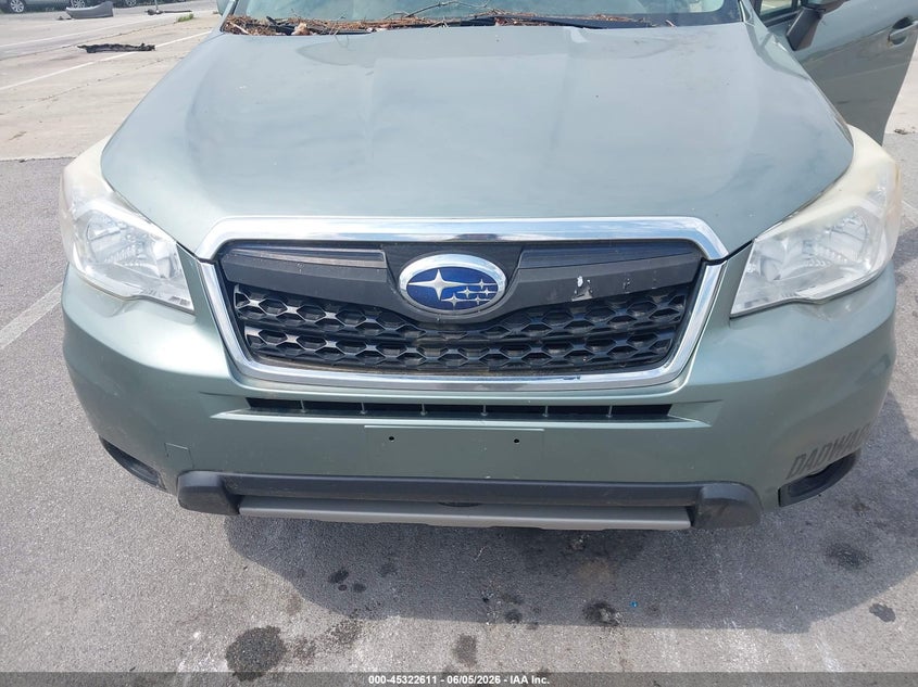 2015 Subaru Forester VIN JF2SJADC0FH522123 IAAI salvage auction — FRONT END, Clear (Indiana), sold $550 on 2026-07-17 (photo 6)