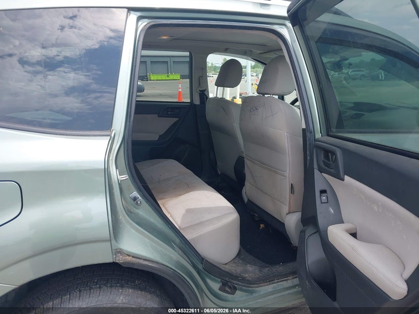 2015 Subaru Forester VIN JF2SJADC0FH522123 IAAI salvage auction — FRONT END, Clear (Indiana), sold $550 on 2026-07-17 (photo 8)