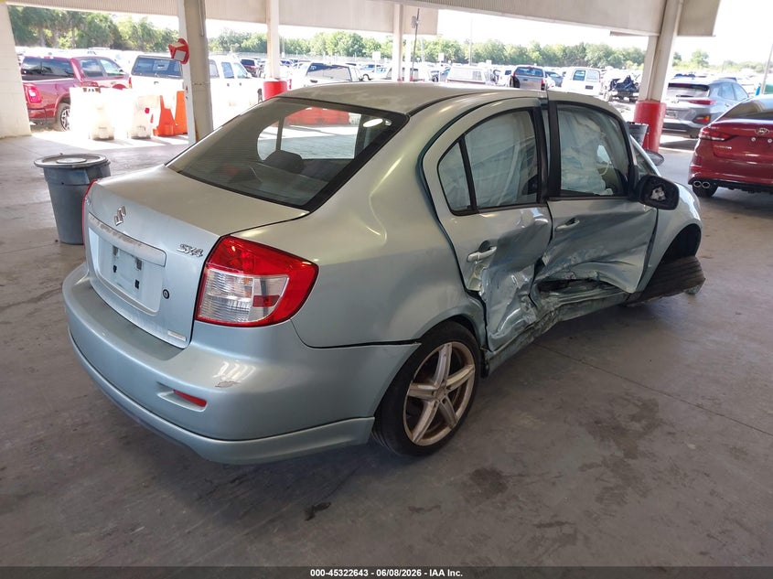 2009 Suzuki Sx4 VIN JS2YC414296203698 IAAI salvage auction — RIGHT SIDE, Rebuildable (Florida), sold $225 on 2026-07-22 (photo 4)