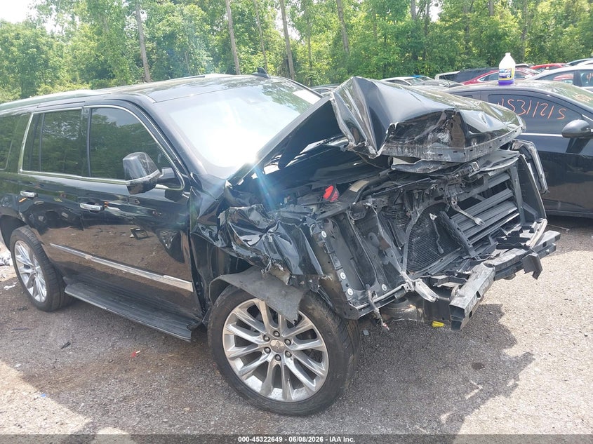2019 Cadillac Escalade VIN 1GYS4BKJ3KR170277 IAAI salvage auction — FRONT & REAR, Salvage Title, sold $4,100 on 2026-07-31 (photo 1)