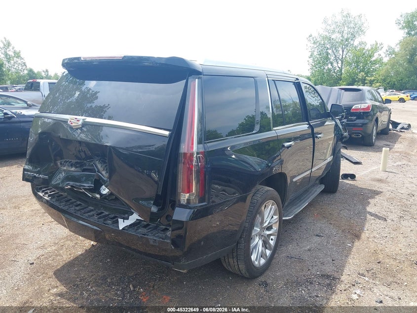 2019 Cadillac Escalade VIN 1GYS4BKJ3KR170277 IAAI salvage auction — FRONT & REAR, Salvage Title, sold $4,100 on 2026-07-31 (photo 4)
