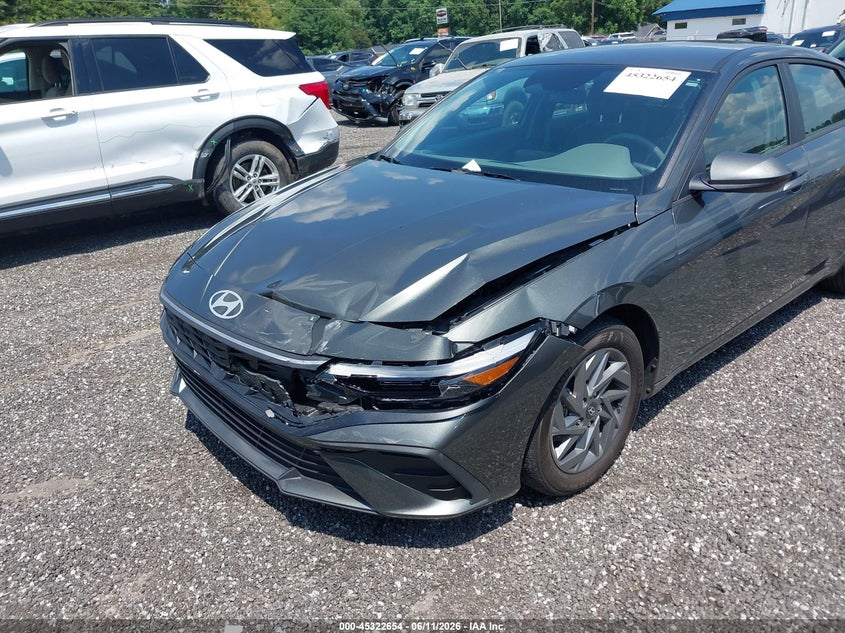 2024 Hyundai Elantra VIN KMHLM4DJ4RU115164 IAAI salvage auction — FRONT END, Salvage (South Carolina), sold $4,600 on 2026-07-14 (photo 6)