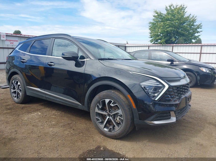 2025 Kia Sportage VIN KNDPVCDG6S7247137 IAAI salvage auction — LEFT REAR, Salvage Title, sold $12,200 on 2026-07-07 (photo 1)
