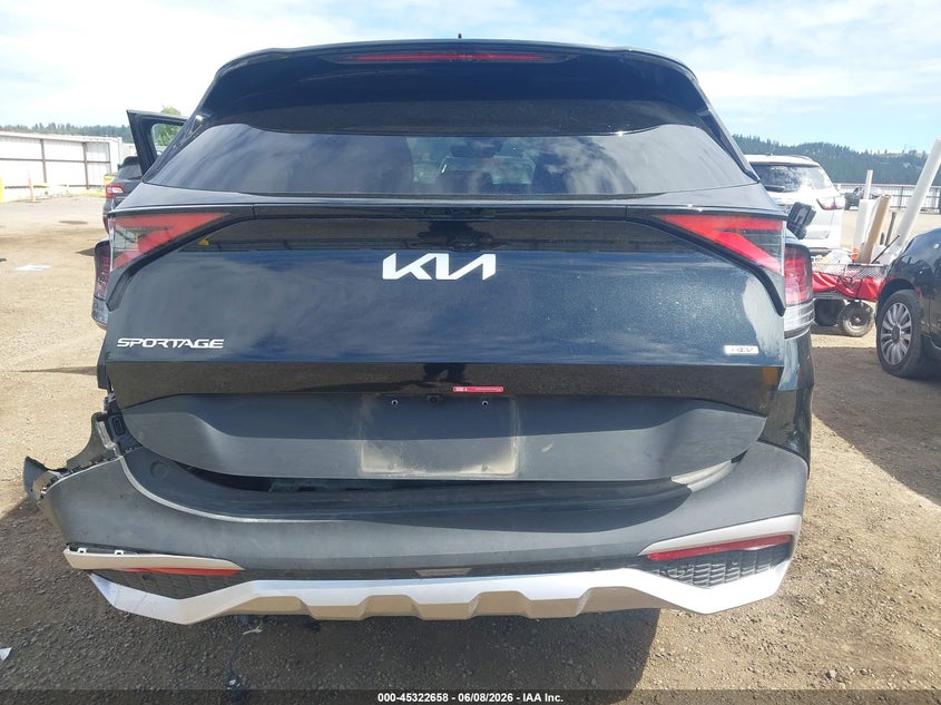 2025 Kia Sportage VIN KNDPVCDG6S7247137 IAAI salvage auction — LEFT REAR, Salvage Title, sold $12,200 on 2026-07-07 (photo 6)