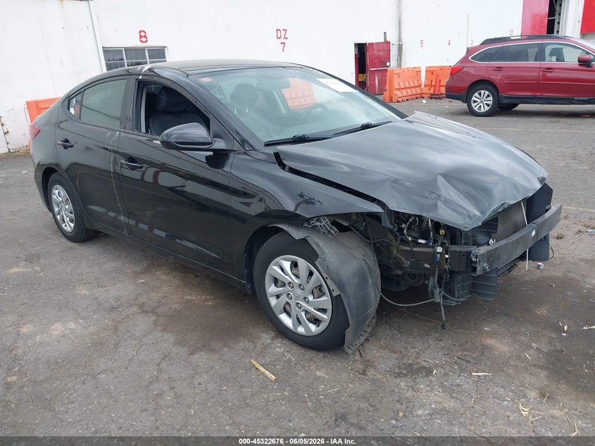 2018 Hyundai Elantra VIN KMHD74LF6JU628106 IAAI salvage auction — FRONT END, Salvage Title, sold $1,200 on 2026-07-30 (photo 1)