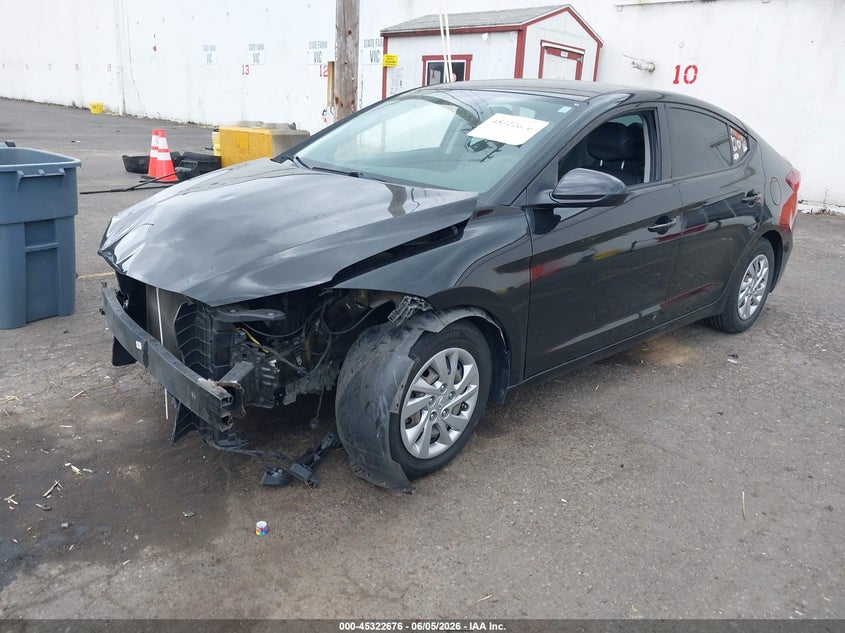 2018 Hyundai Elantra VIN KMHD74LF6JU628106 IAAI salvage auction — FRONT END, Salvage Title, sold $1,200 on 2026-07-30 (photo 2)