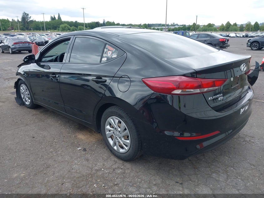 2018 Hyundai Elantra VIN KMHD74LF6JU628106 IAAI salvage auction — FRONT END, Salvage Title, sold $1,200 on 2026-07-30 (photo 3)