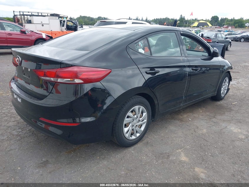 2018 Hyundai Elantra VIN KMHD74LF6JU628106 IAAI salvage auction — FRONT END, Salvage Title, sold $1,200 on 2026-07-30 (photo 4)