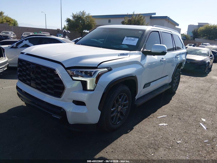 2024 Toyota Sequoia VIN 7SVAAABA0RX022877 IAAI salvage auction — LEFT REAR, Salvage Certificate (California), sold $32,675 on 2026-07-17 (photo 2)