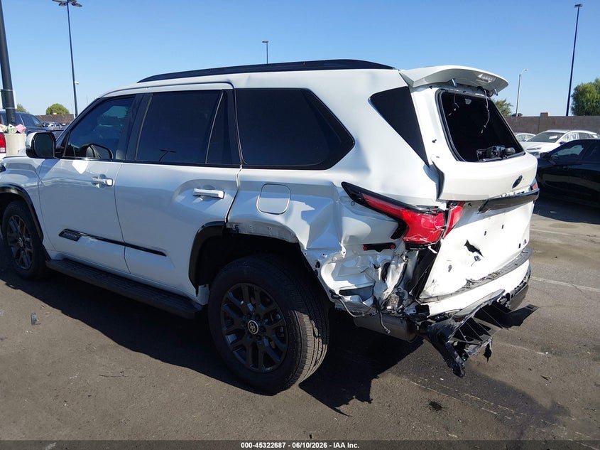 2024 Toyota Sequoia VIN 7SVAAABA0RX022877 IAAI salvage auction — LEFT REAR, Salvage Certificate (California), sold $32,675 on 2026-07-17 (photo 6)