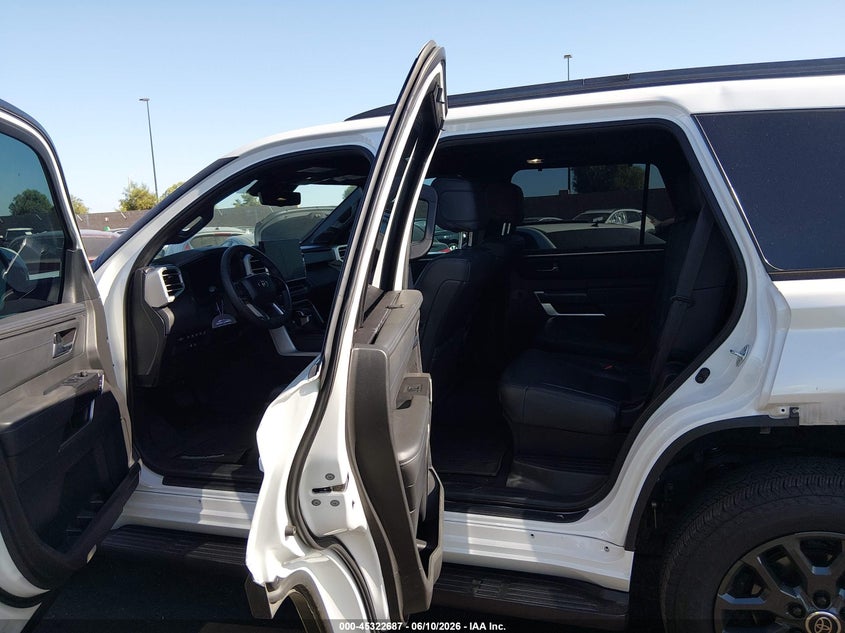 2024 Toyota Sequoia VIN 7SVAAABA0RX022877 IAAI salvage auction — LEFT REAR, Salvage Certificate (California), sold $32,675 on 2026-07-17 (photo 8)