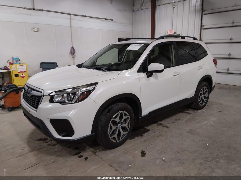 2019 Subaru Forester VIN JF2SKAEC0KH486651 IAAI salvage auction — HAIL, Wait Title, sold $8,850 on 2026-09-01 (photo 2)